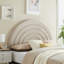 Solana Arched Performance Velvet Queen Headboard In Mulberry-105698053-105698052