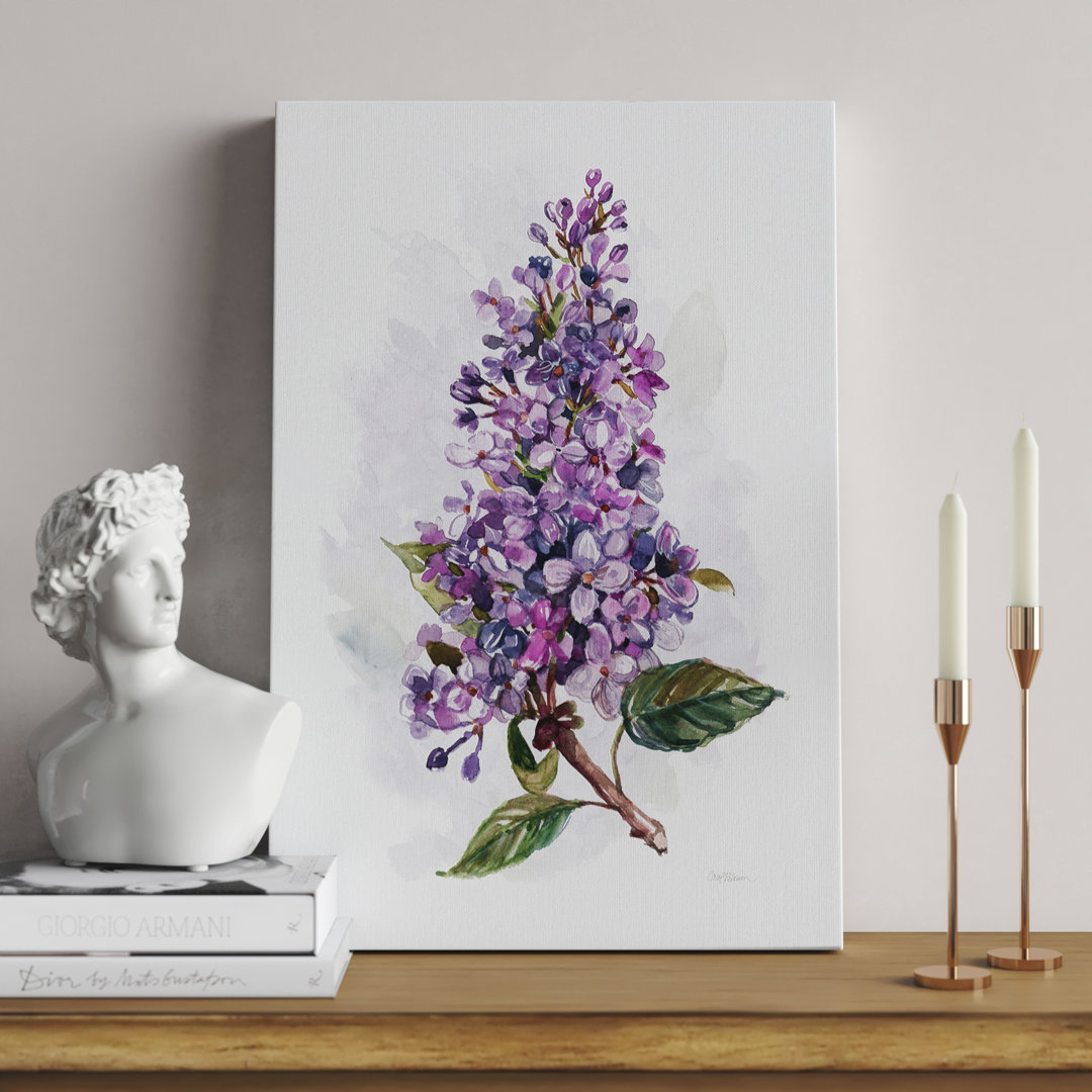 Awash in Lilac I by Carol Robinson - Wrapped Canvas Painting Print Kelly Clarkson Home