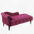 Aijia 60.6" Velvet Chaise Lounge Buttons Tufted Nailhead Trimmed Solid Wood Legs With 1 Pillow-2011009897