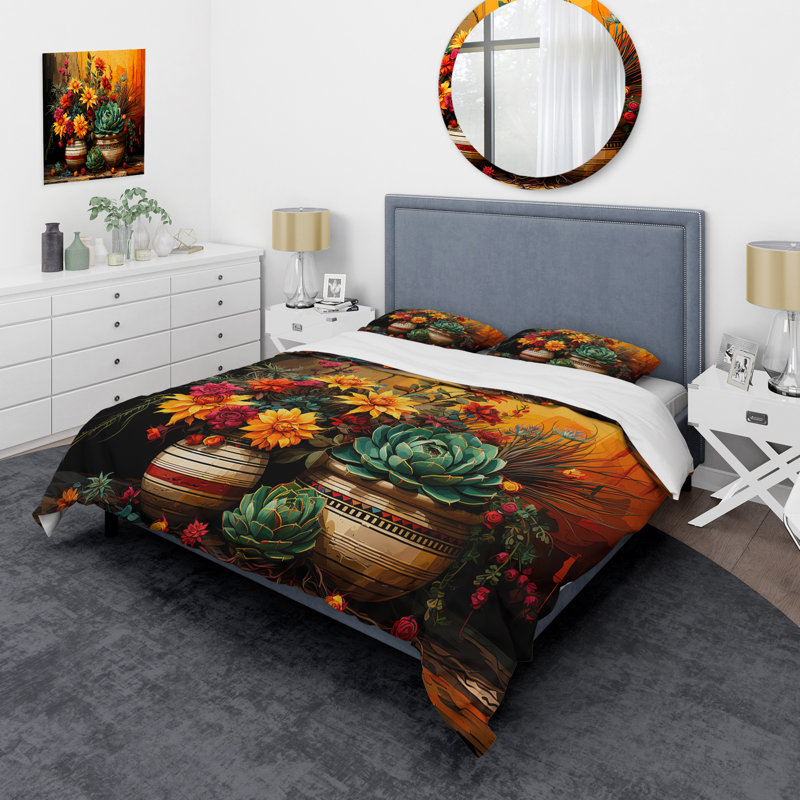 Ensemble de housse de couette Boho, Housse de couette très grand et 2 très grandes t