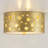 2-Light Star Cutout Flush Mount Ceiling Light