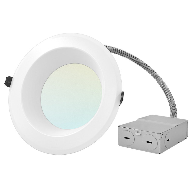 6" Commercial Selectable CCT New Construction LED Canless Recessed Lighting Kit