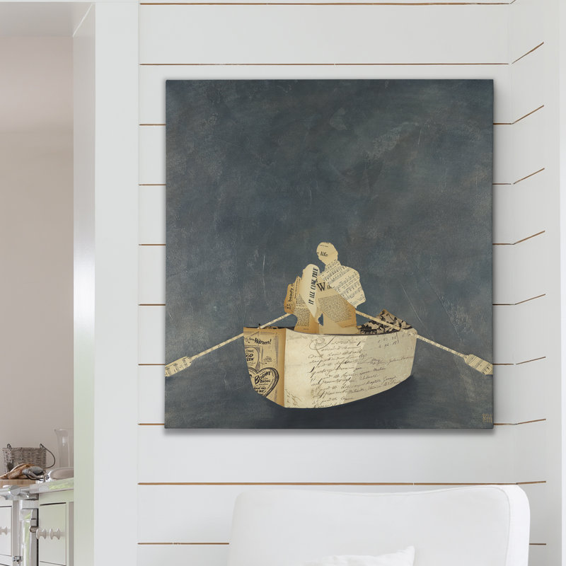 Into The Blue - Reproduction d'art sur toile tendue, H 10 po x l 10 po x P 1 po