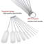 Long Straw Brush, Nylon Pipe Tube Cleaner 8-Ihch 10 Different Diameters Set Of 10