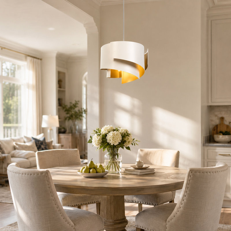 Hylia 3-Light Dimmable Drum Chandelier