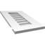 Half Peaked Right Surface Mount Signature Urethane Non-Functional Gable Vent 5/12 Pitch Primed Tan-101720933