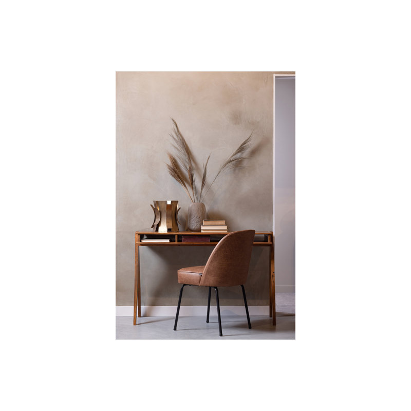 Vogue Dining Chair Leather Cognac, Cognac