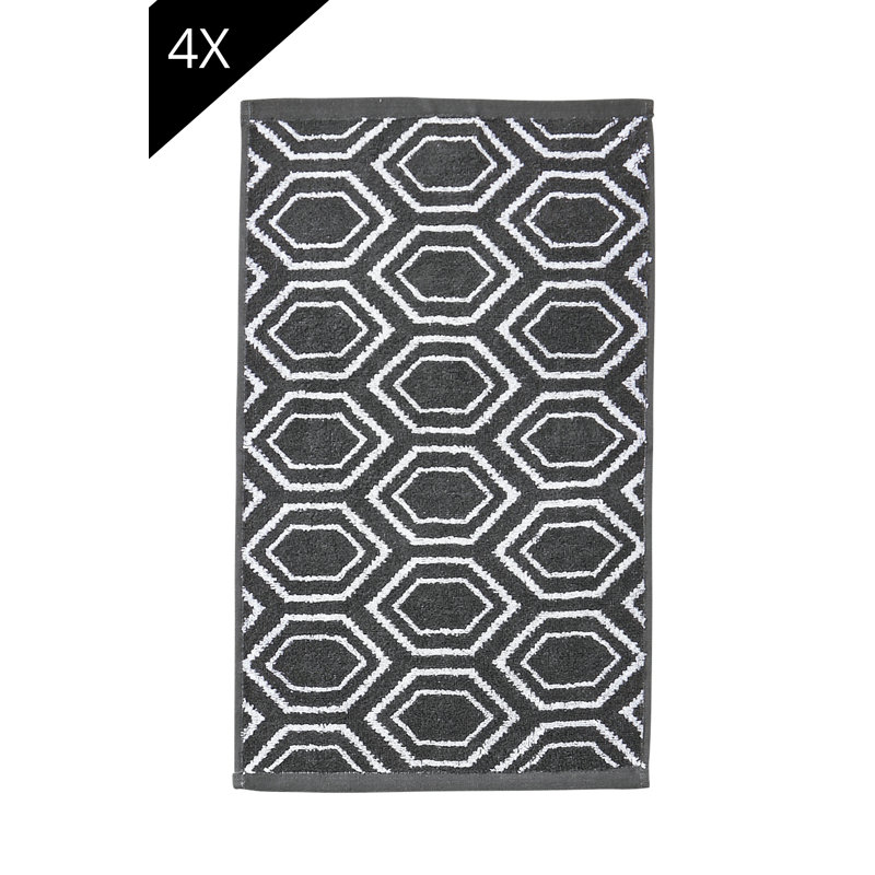 Holden Cotton Midweight Fingertip Towel, Anthracite
