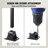 VEVOR Aluminum Alloy Baluster Shoes Square Balusters Baluster Wrought Spindles