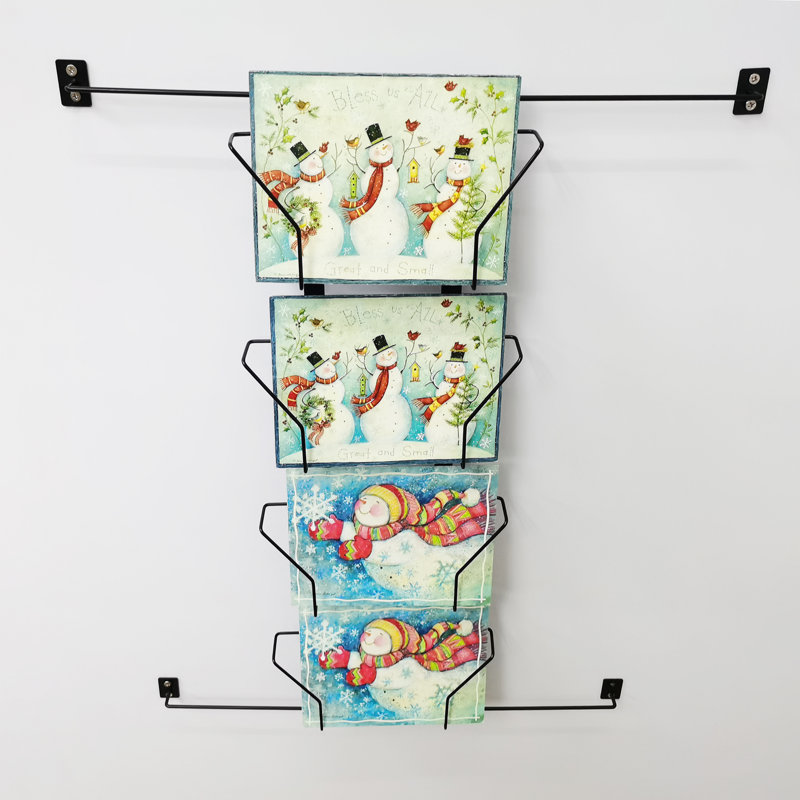 4-Pocket Adjustable Display Rack