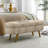Ottoman Oval Storage Bench,Rubber Wood Legs, 43.5"X16"X16"-1049128652