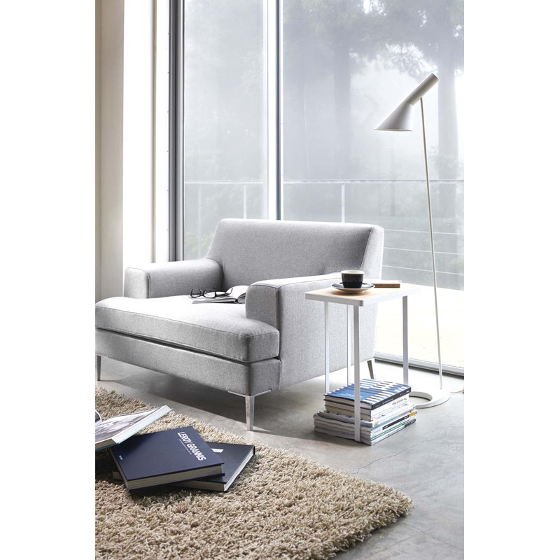 Table de bout Yamazaki Home Classic Home Organisers, Blanc / Beige