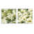 Cadre flottant blanc
