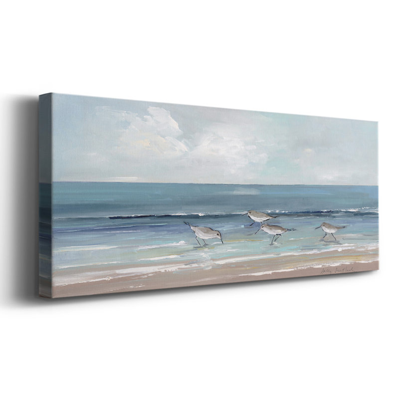 Rive en quête II sur toile, H 12 po x l 30 po x P 1,5 po