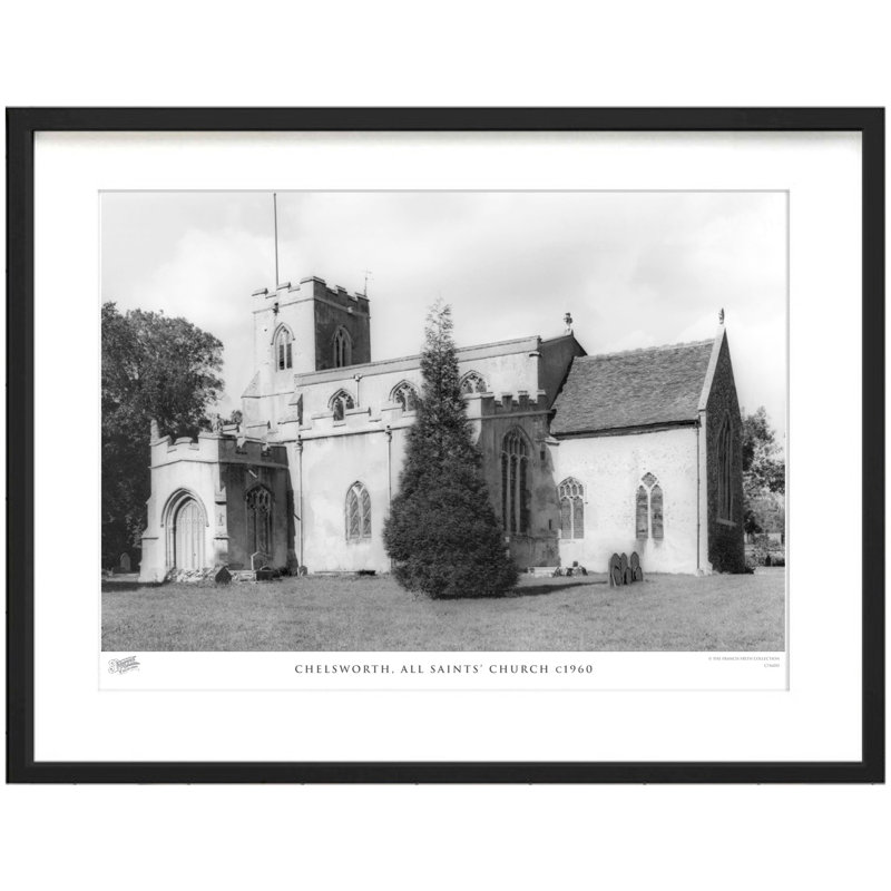 Chelsworth, All Saints' Church C1960 by Francis Frith - Single Picture Frame Print, 28cm H x 36cm W x 2.3cm D