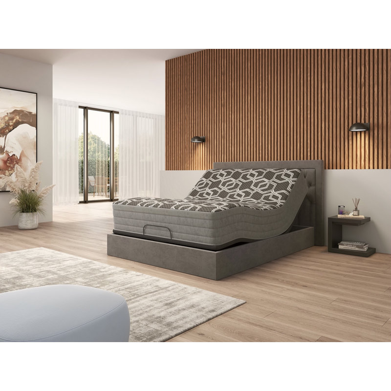 Mousse à plateau lisse, matelas luxueux, ferme, Lit double, 12"