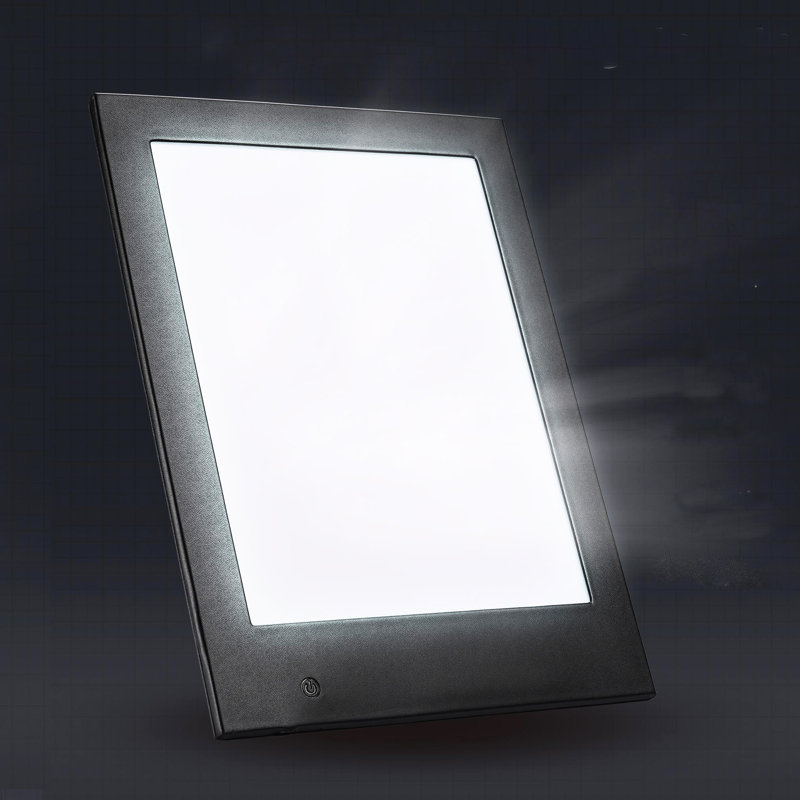 Panneau de porte à menu rétroéclairé à DEL WeChef avec panneau simple pour papier de 8 po x 11 po pour boîtes de nuit, restaurants, hôtels, cafés