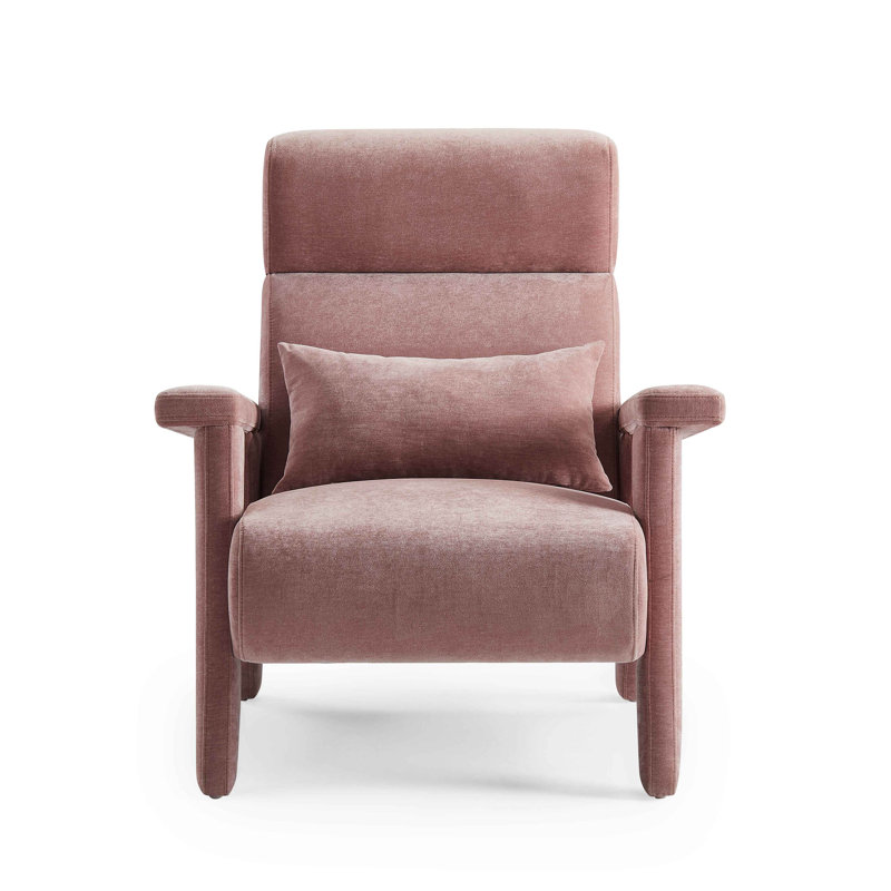 Stella 89.9Cm Wide Lounge Chair, Oldrosa Rayon/Viscose