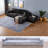 Spacious Modular Sectionals Sofa, Plush Fabric Modern Design For Home