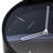 Analog Wood Quartz Movement / Crystal Tabletop Clock in Black