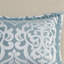 Édredon 8 pièces - très grand / argent. Tissage de médaillon radiant. . Édredon, taies décoratives, coussins décoratifs, jupe de lit incluse / pièces très grandes argentées. Gracieux. Comprend des éléments décoratifs-129576556-129576554