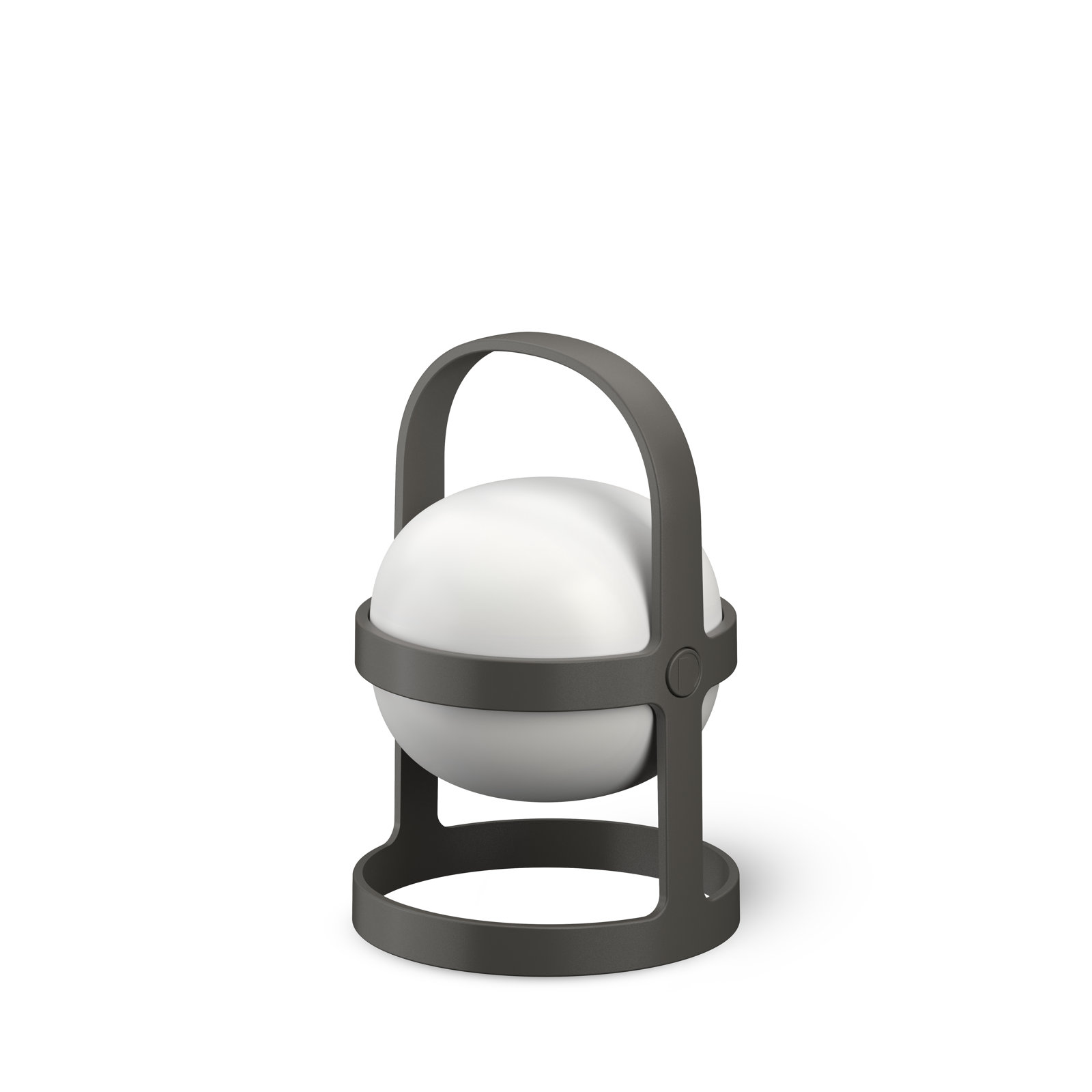 Soft Spot Solar Circular Wheat Light, 9.8" H x 5.9" W x 5.9" D, Slate Gray