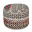 18" Multicoloured Cotton Blend Ottoman