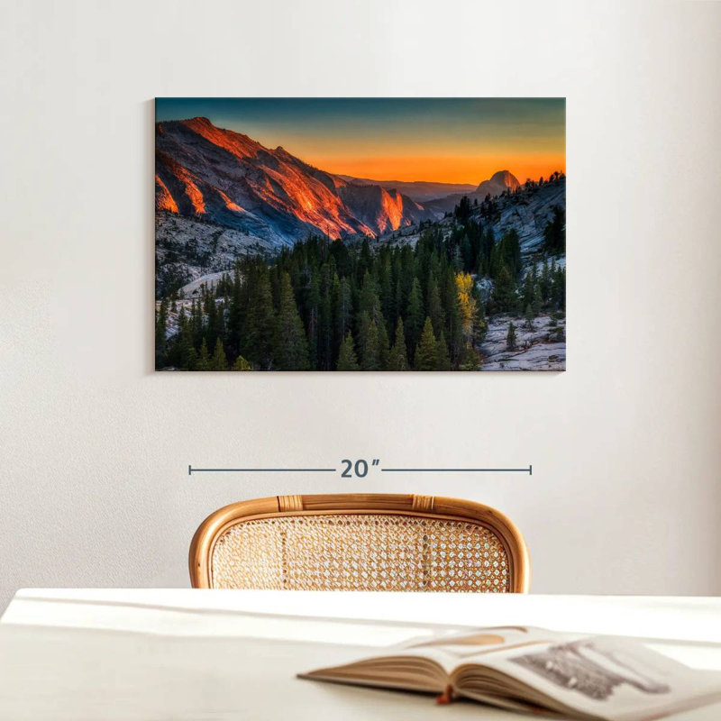 Alvord Blazing High Sierra Sunrise, H 16 po x l 24 po