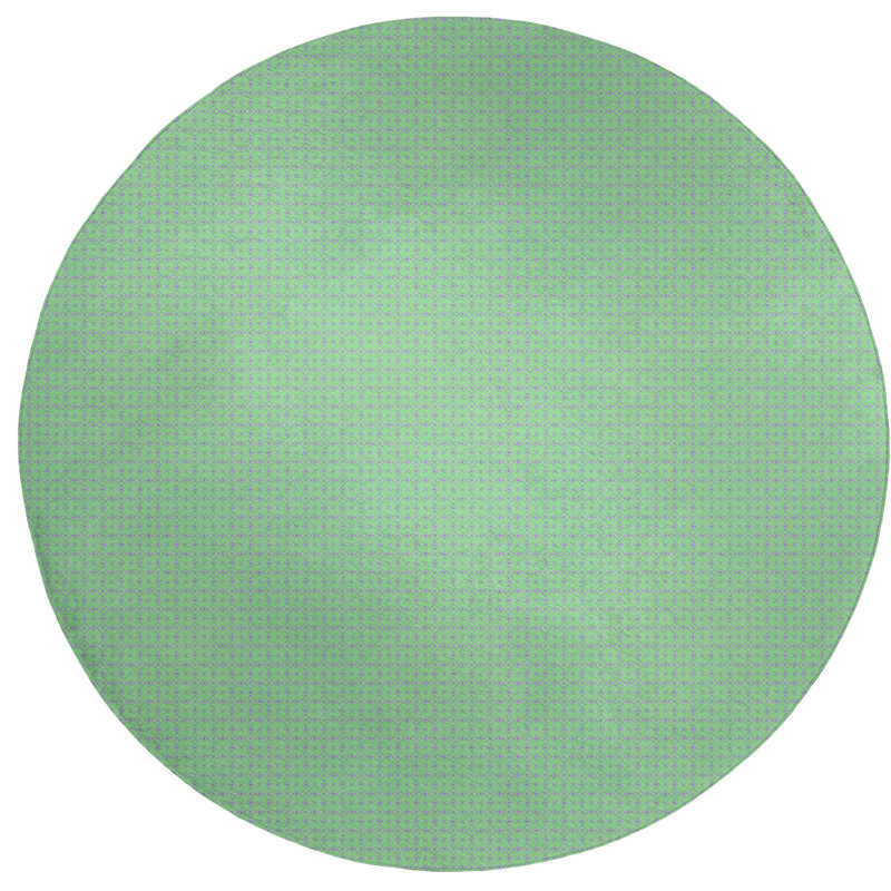 Tapis de zone verte reg patterns napperon, Rond 5 pi