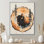 Ghison American Bison Into The Woods III - Bison, art mural