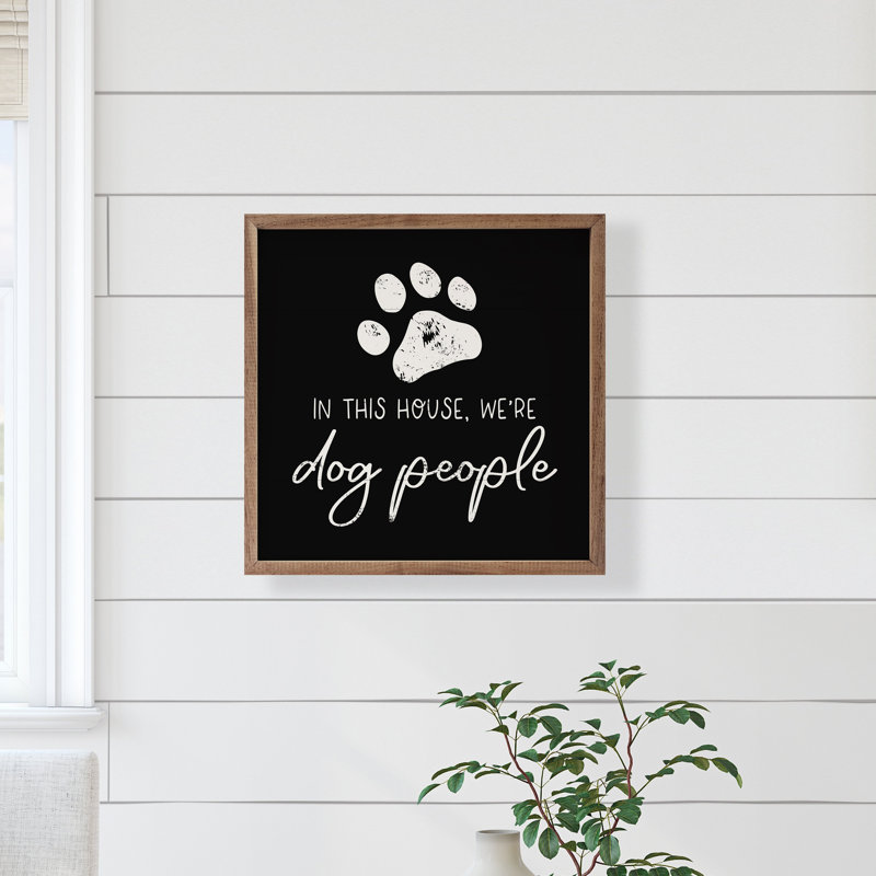 Dog People Paw - noir, H 24 po x l 24 po