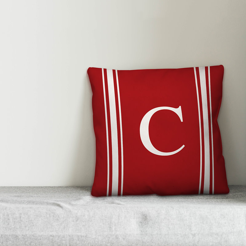  Coussin Monogram, C, Rouge