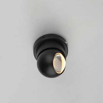Jareth Single Light Glass LED Flush Mount