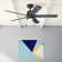 52" Erling 6 - Blade Ceiling Fan with LED Light Kit and Pull Chain