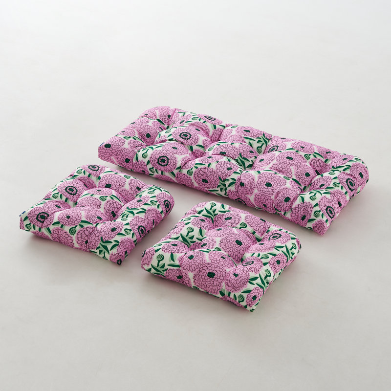 Outdoor 5'' Seat Cushion, Purple Pink