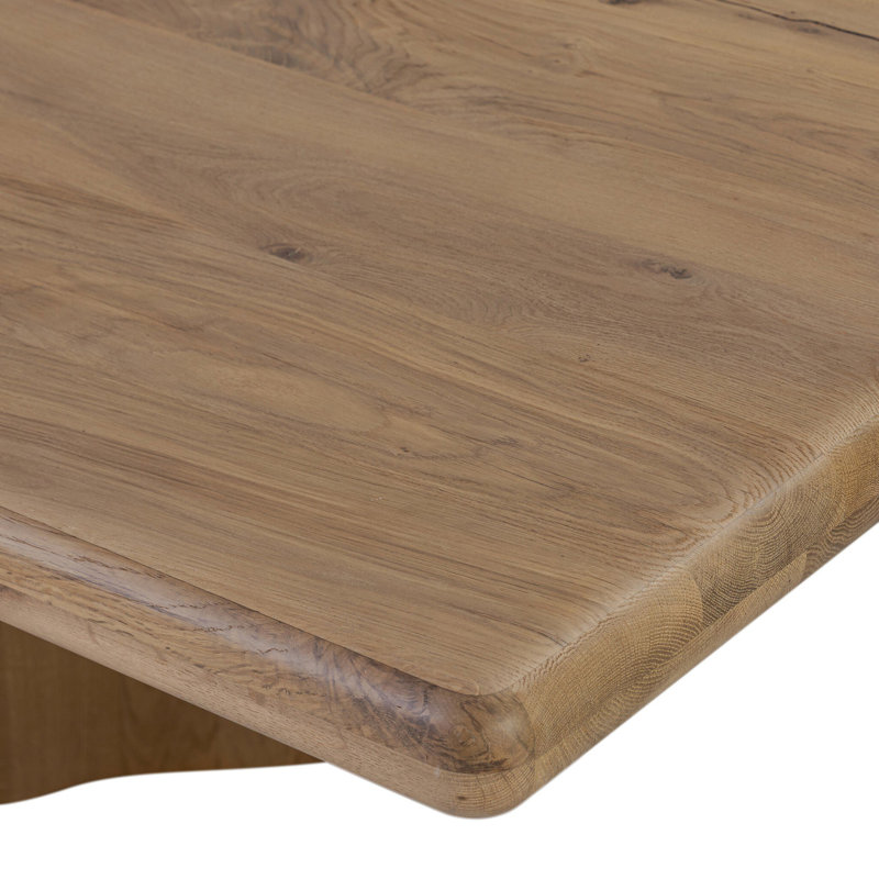 Castro Solid Oak Dining Table, Natural Reclaimed French Oak