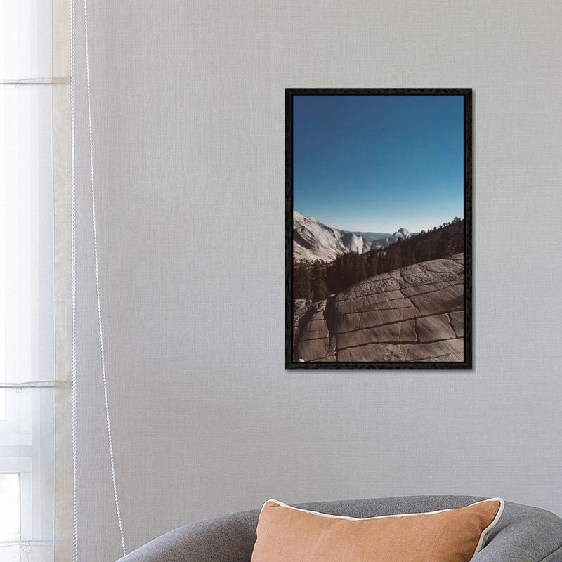 Olmsted Point, Yosemite National Park V by Bethany Young - Print on Canvas, 66.04cm H x 45.72cm W x 3.81cm D, Black Framed