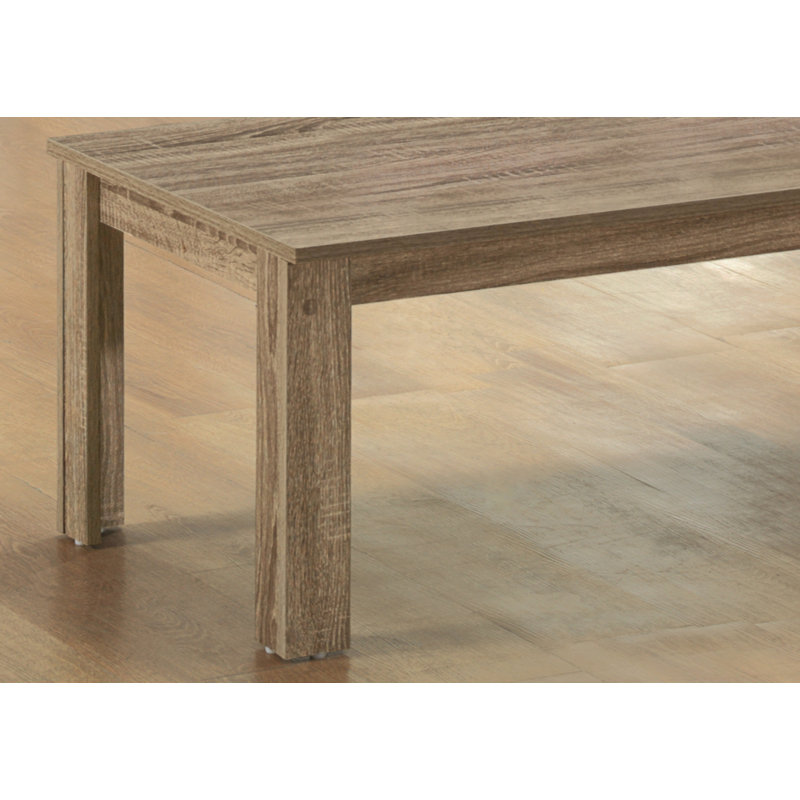 Brown Particle Board 3-Piece Coffee and End Table Set