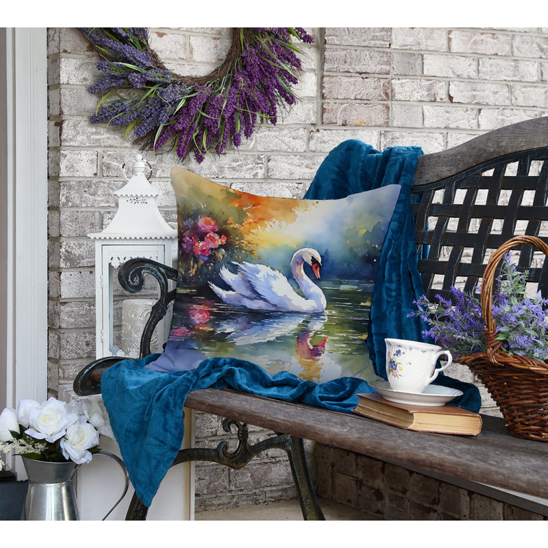 Coussin Swan, H 18 po x l 18 po