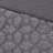 3 Piece Velvet Quilt Set Grey Full/Queen