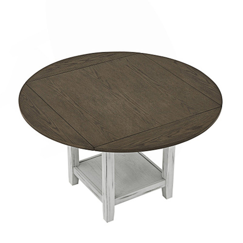 Expandable Dining Table With Foldable Boards And Storage