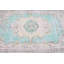 Tapis turc vintage rétro Anatolian - grand tapis vert antique idéal pour les salles à manger