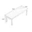 Bureau rectangulaire en bois massif avec tiroirs Burlywood-130134628