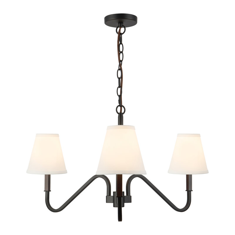 Lustre noir 30 po Sloan, Matte Black