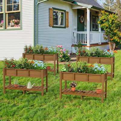 Antoniya Elevated Planter(Set Of 4)