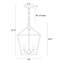Luminaire suspendu géométrique à 4 lumières Aspen-696416908-696416910