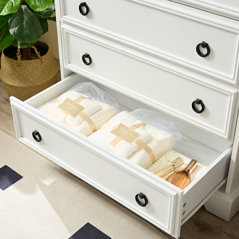 Commode 6 tiroirs Minimalist, Blanc