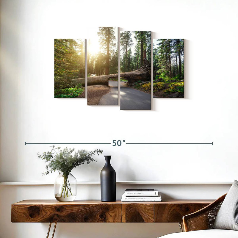 Mehar Sequoia Log Tunnel Road, 22" H x 36" W