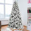 Flocked Christmas Tree with Colourful LED Lights, G45 Balls, Realistic Needles, Memory Wire Branches, Multiple Lighting Modes and Stable Stand-33596902