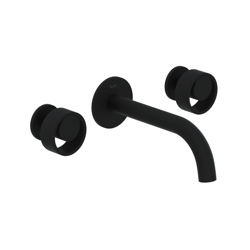 Eclissi™ Wall Mount Bathroom Faucet, Matte Black